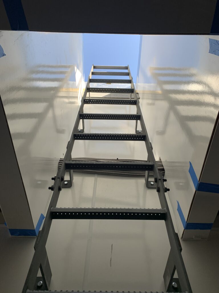 Roof Access Ladder Install